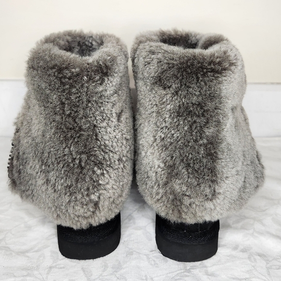 ASH Leather Shearling Boots - Picture 8 of 14